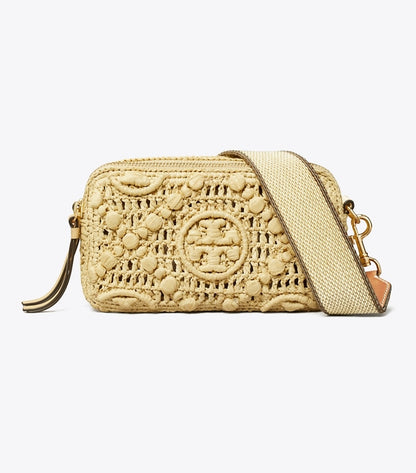 Mini Miller Raffia Crossbody Bag Natural Natural