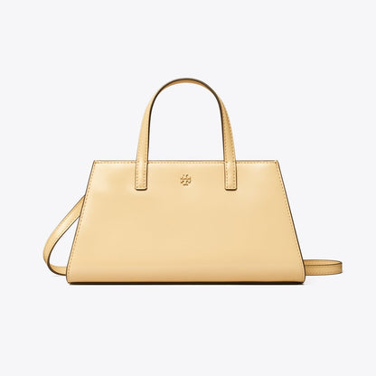 Tory Burch Mini Patent Leather Tote Buff