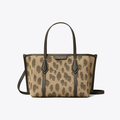 Tory Burch Mini Perry Canvas Tote Cheetah