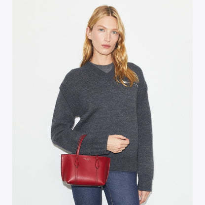 Tory Burch Mini Perry Tote Bartlett Red