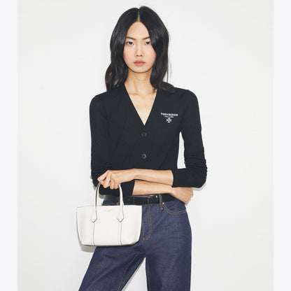 Tory Burch Mini Perry Tote Warm White
