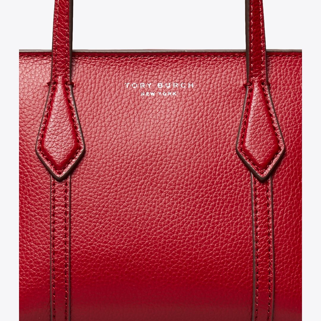 Tory Burch Mini Perry Tote Bartlett Red