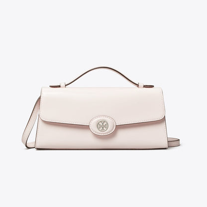 Tory Burch Mini Robinson Spazzolato Crossbody Powder Pink