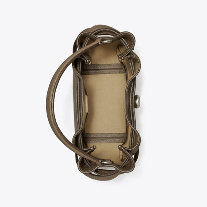 Tory Burch Mini Romy Bucket Bag Wild Mushroom