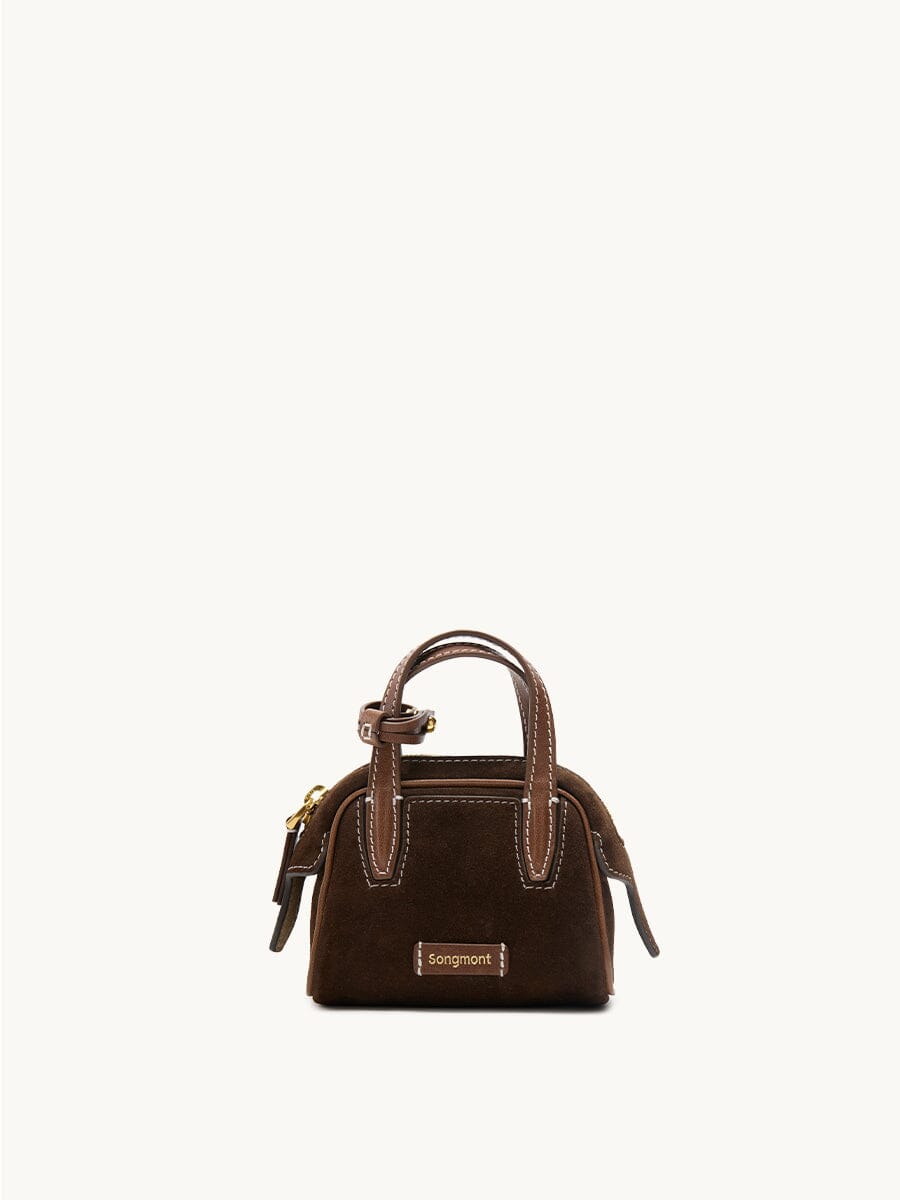 Songmont Mini Yore Bowling Case Chestnut Suede