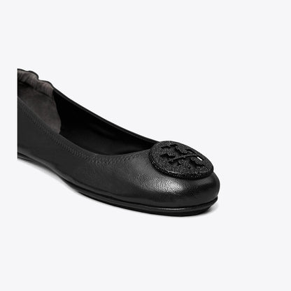 Tory Burch Minnie Travel Ballet PERFECT BLACK