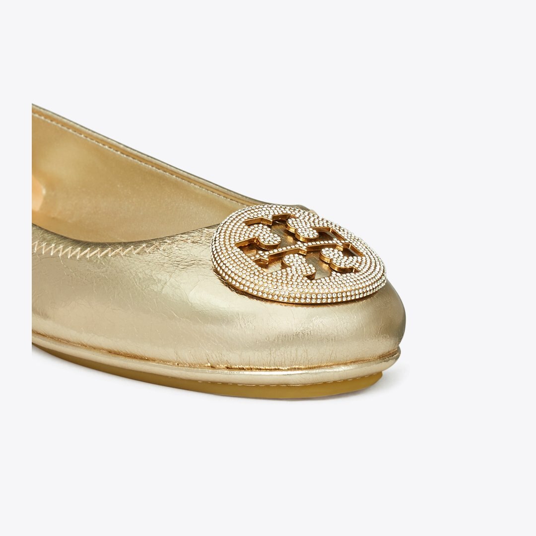 Tory Burch Minnie Travel Ballet SPARK GOLD / SPARK GOLD
