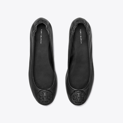 Tory Burch Minnie Travel Ballet PERFECT BLACK