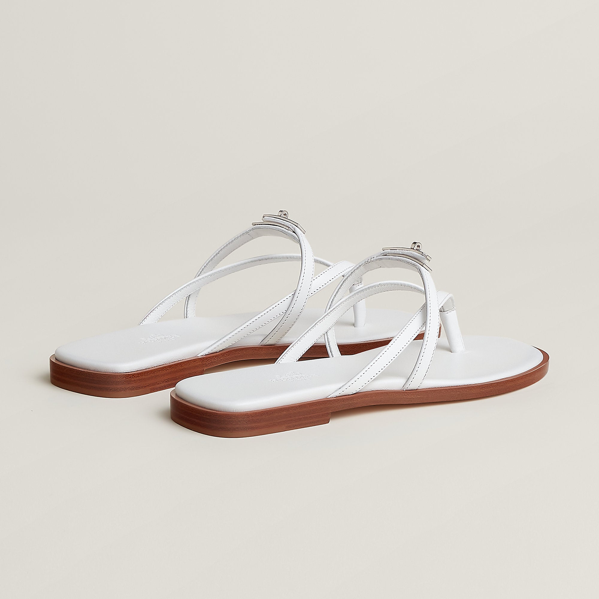  Hermes Miss Sandal Blanc