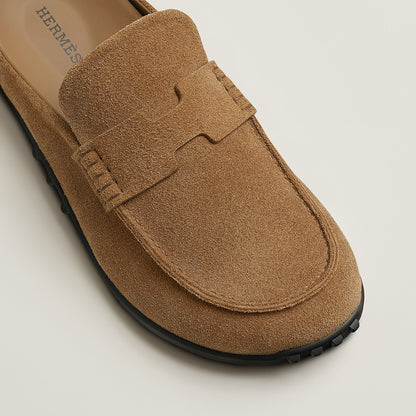  Hermes Mix Mule Brun Fum