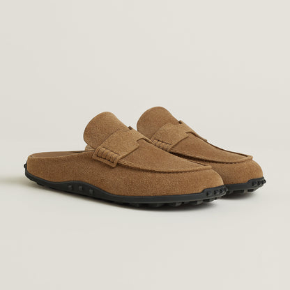  Hermes Mix Mule Brun Fum