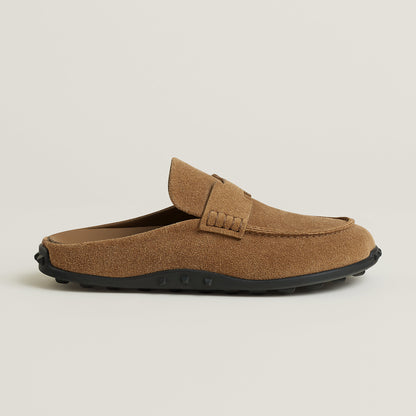  Hermes Mix Mule Brun Fum