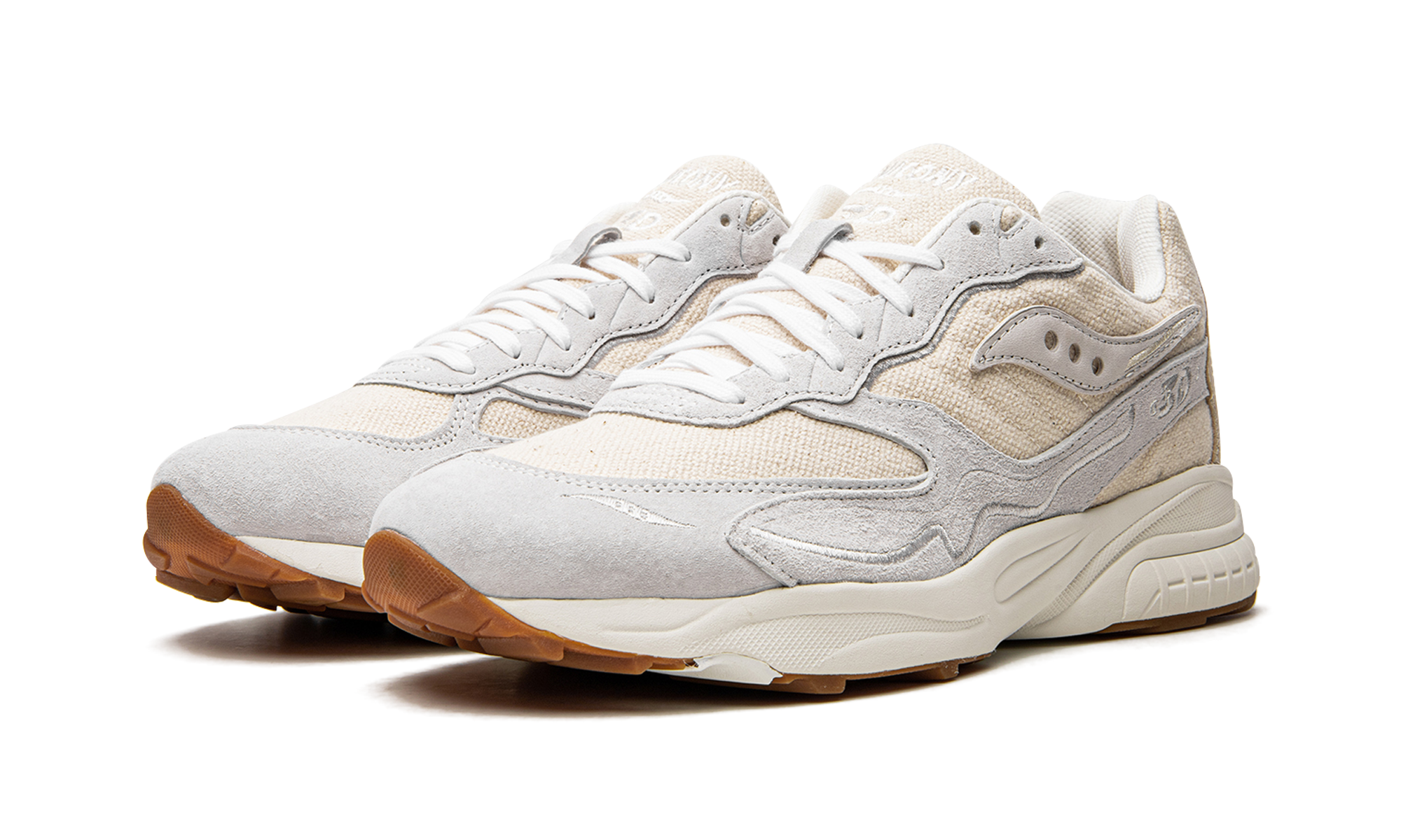 Saucony 3D Grid Hurricane Blank Canvas Undyed