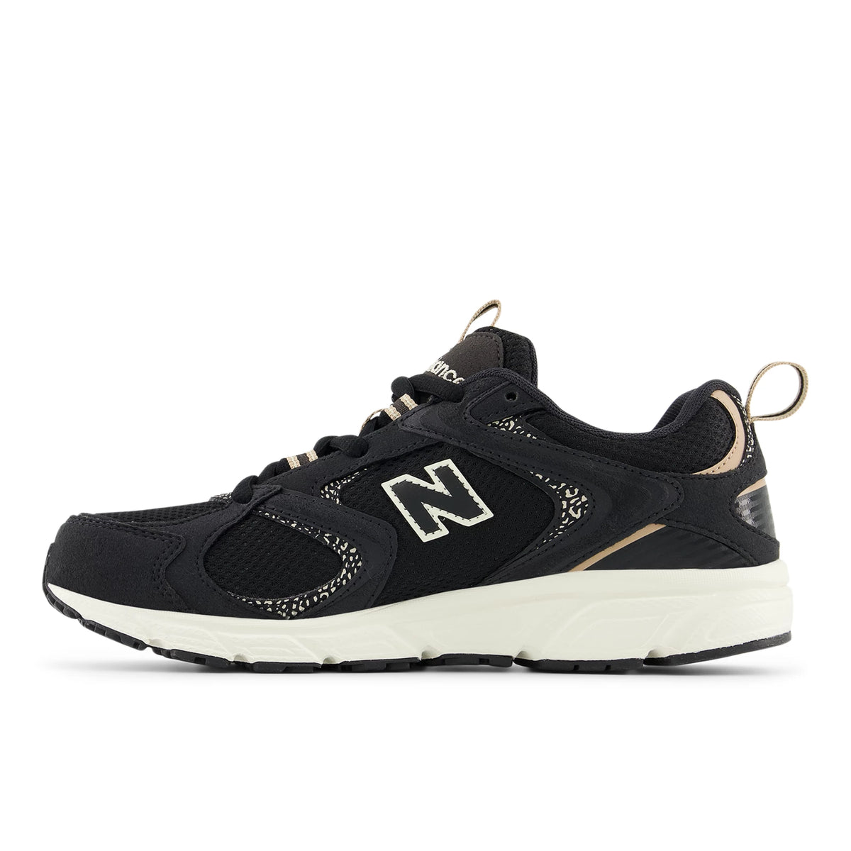 New Balance 408 Black Cement with Bisque and Flat Taupe