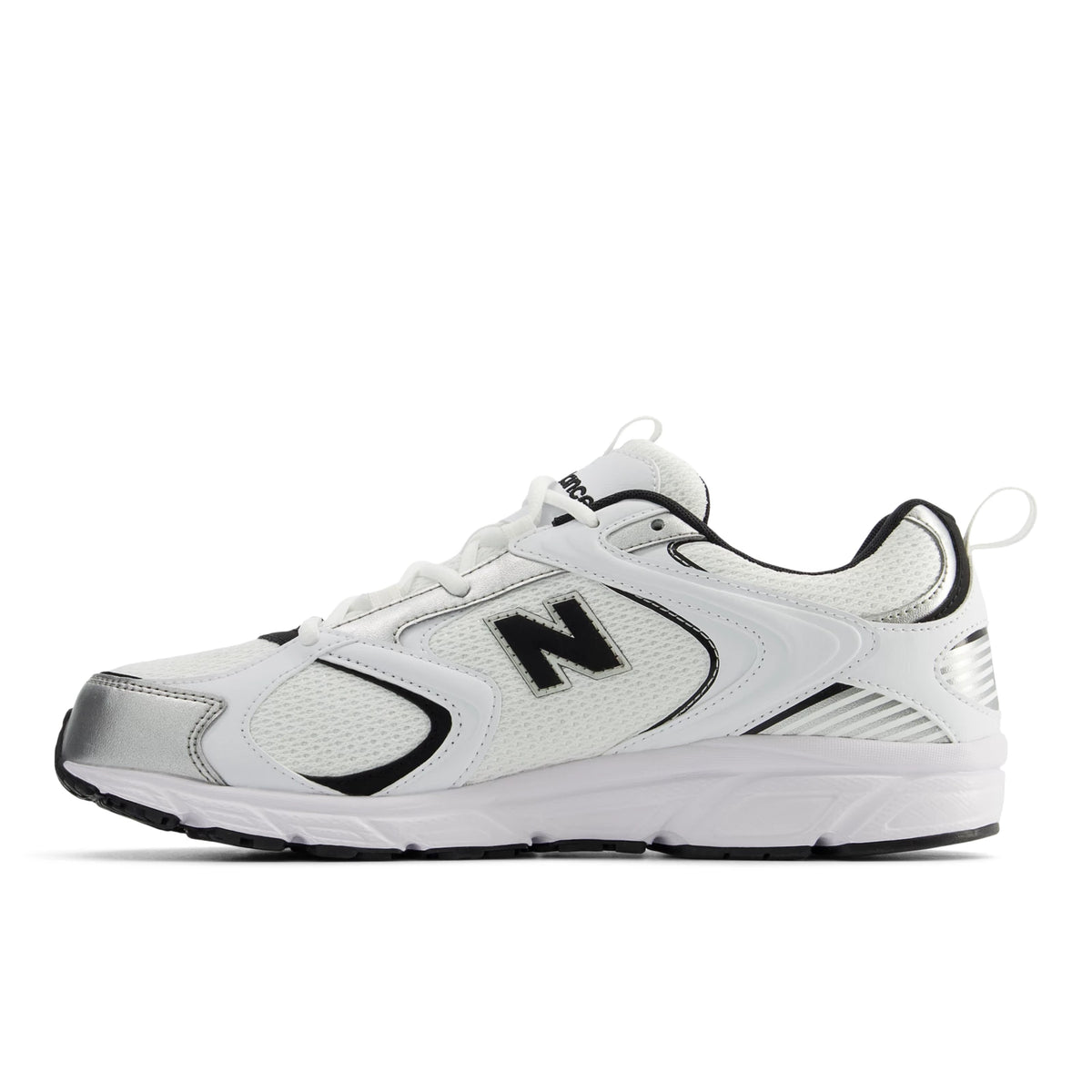 New Balance 408 White with Black and Silver