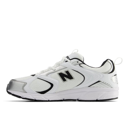 New Balance 408 White with Black and Silver