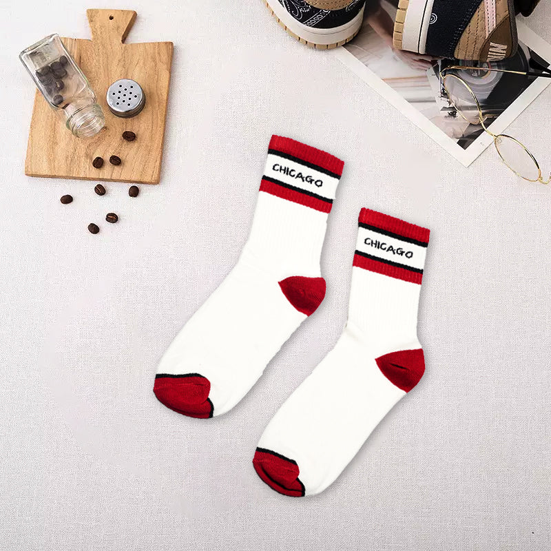 Chicago- Mocha- Banned Socks  no
