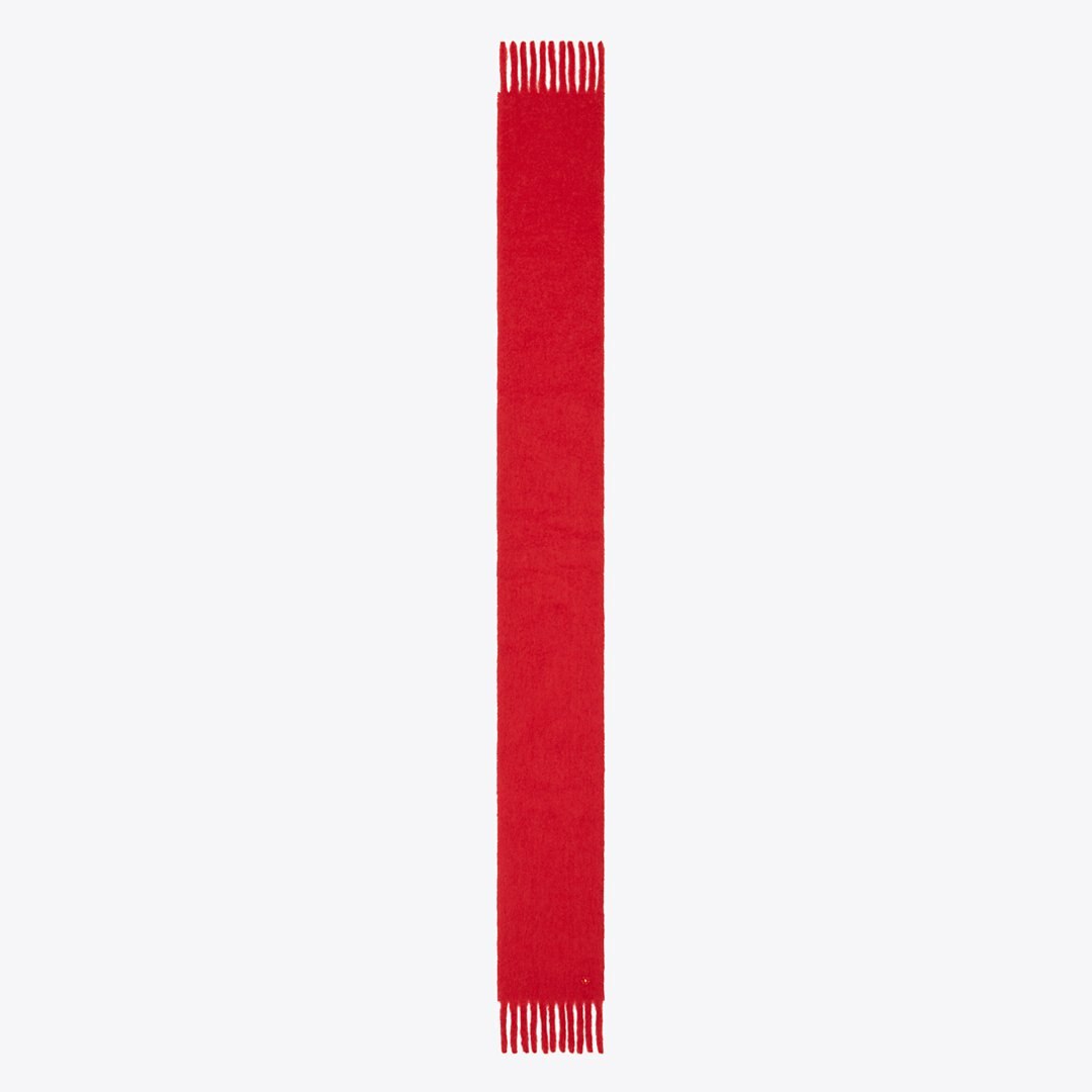 Tory Burch Mohair Scarf Red
