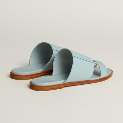  Hermes Mona Sandal Bleu Glacier