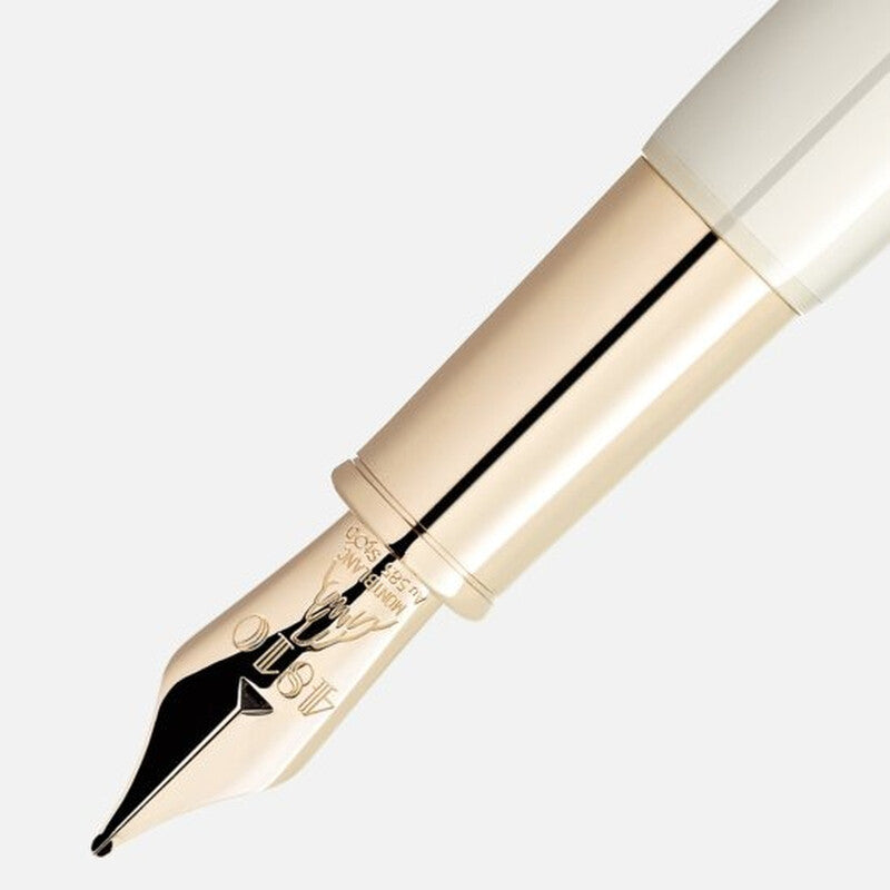 Montblanc Montblanc Heritage Rouge Et Noir Baby Special Edition Ivory-Colored Fountain