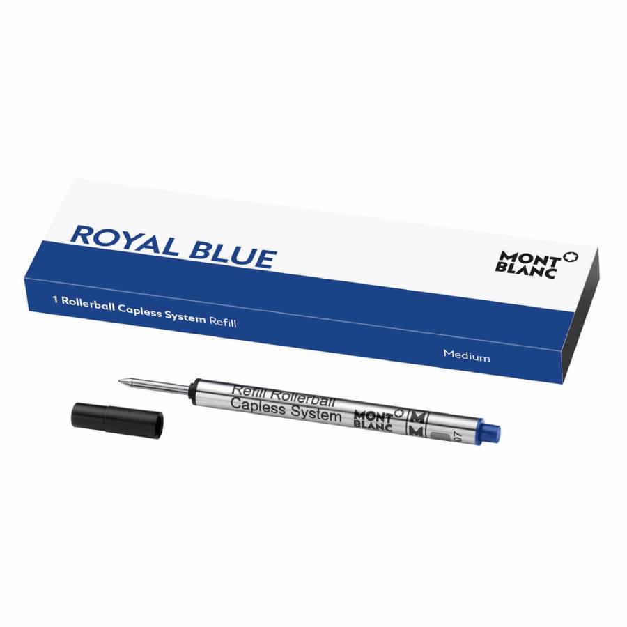 Montblanc Royal Blue 1 Rollerball Capless Refill - Medium