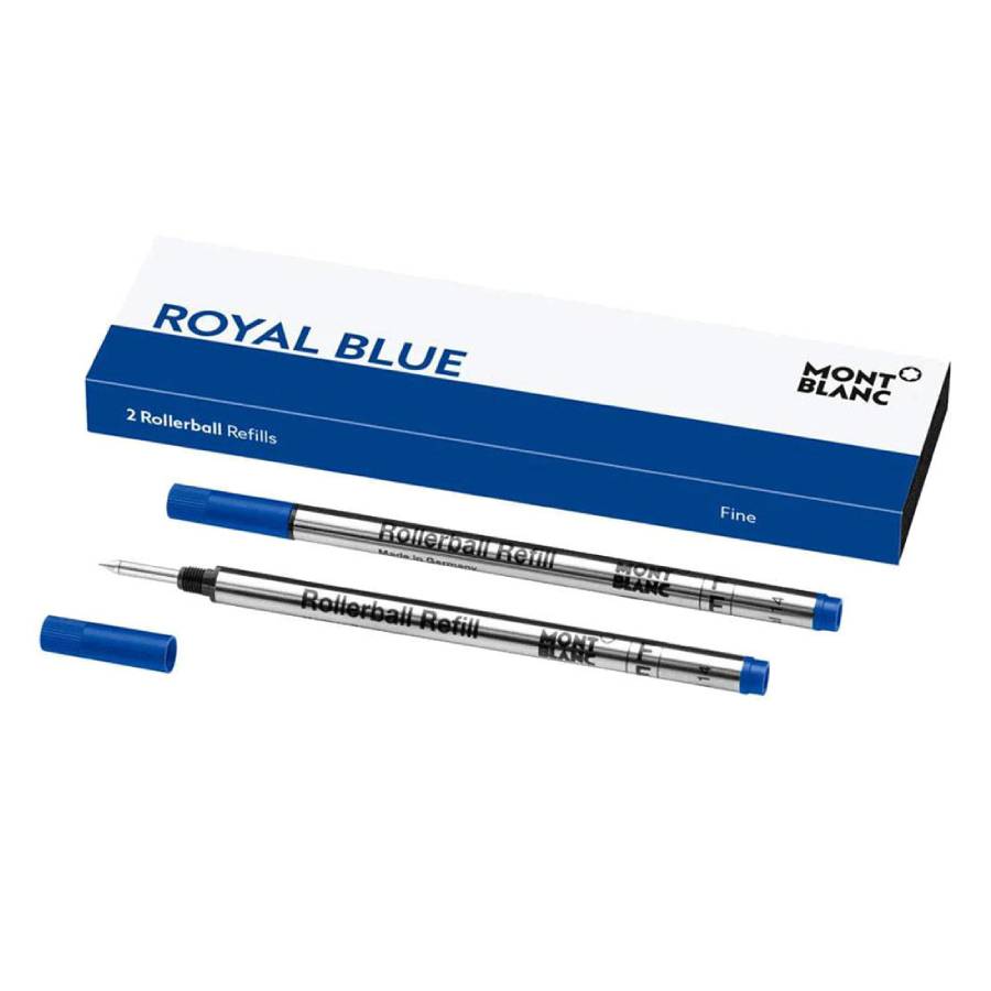 Montblanc Royal Blue 2 Rollerball Refills - Fine