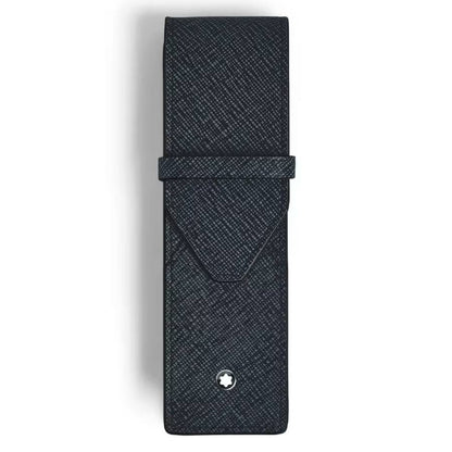 Montblanc Sartorial 2 Pen Pouch - Tweed Blue