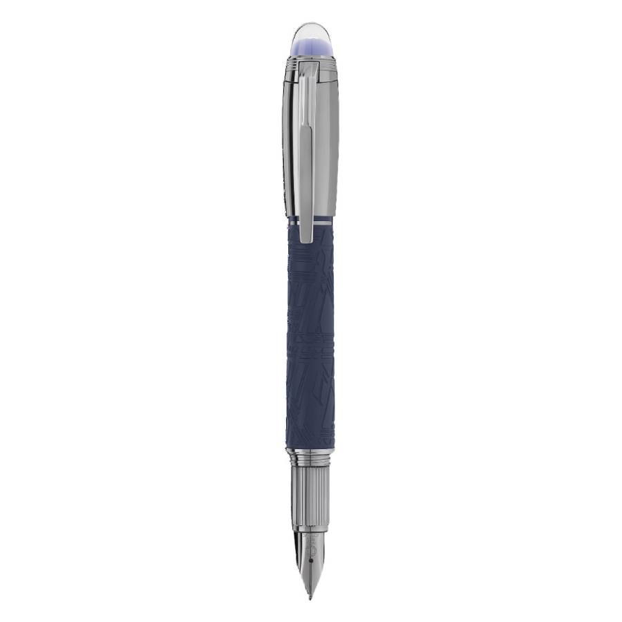 Montblanc Starwalker Space Blue Doue Fountain Pen (F)