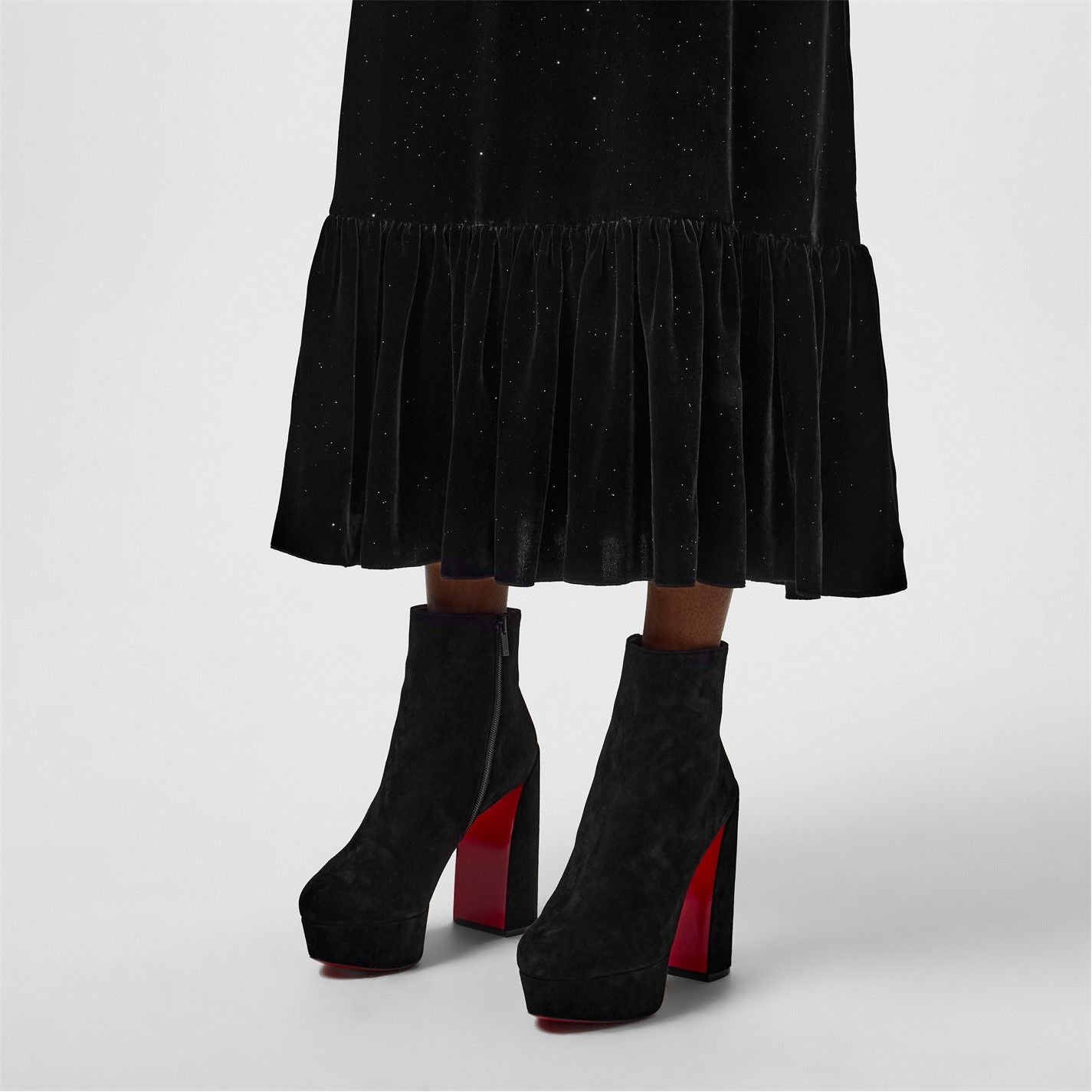  Movida Booty 130mm Ankle Boots Black BK01