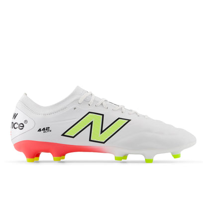New Balance 442 Elite FG V2 White with Energy Red and Hi-Lite