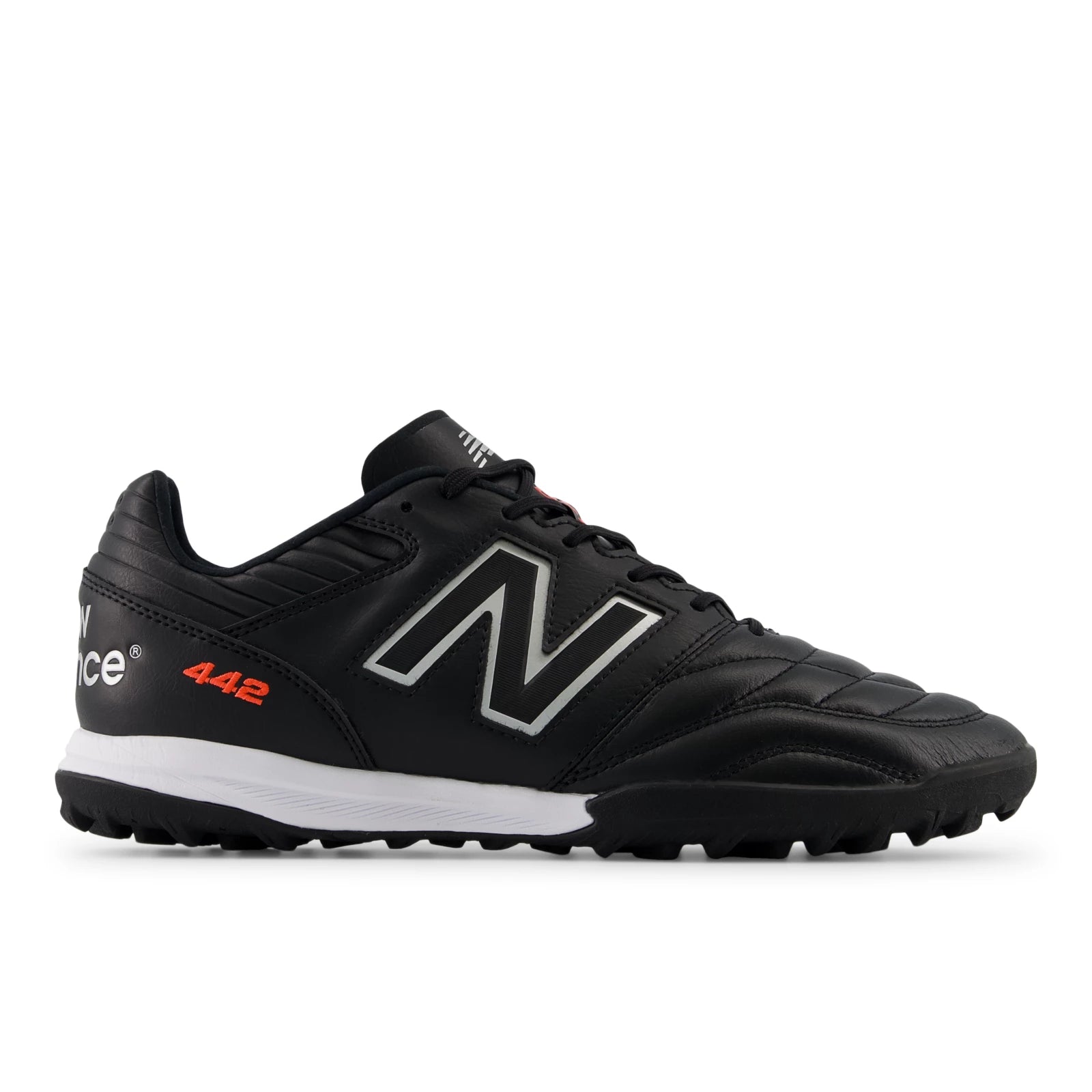 New Balance 442 Pro Tf V2 Black With White And Team Red Black With White And Team Red