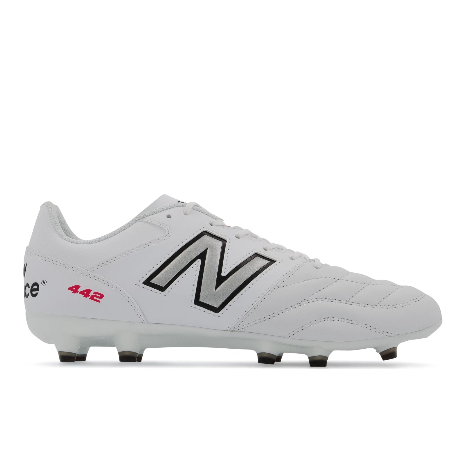 New Balance 442 V2 Team Fg White With Black White With Black