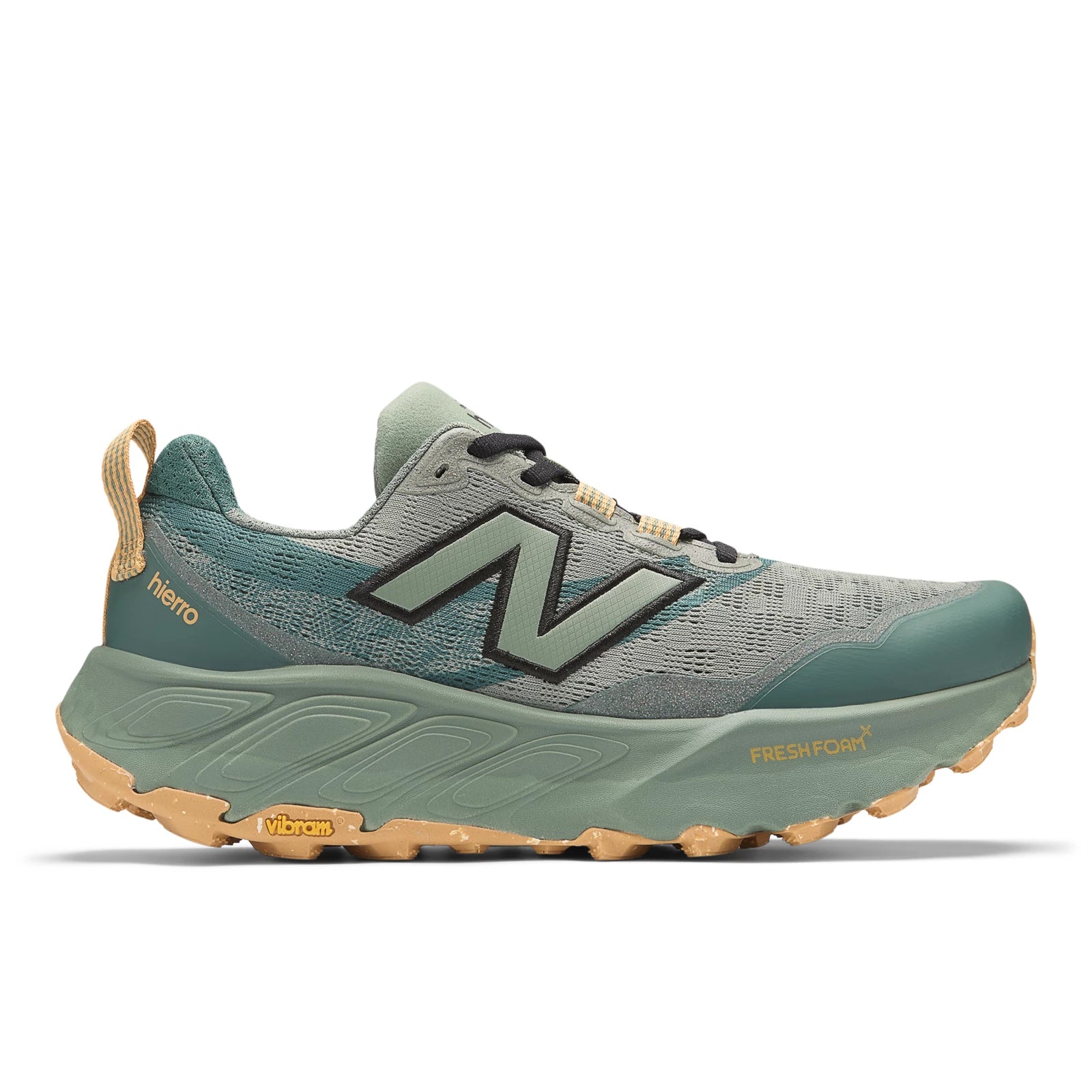 New Balance Fresh Foam X Hierro V9 Dark Juniper With Black And Dried Apricot Dark Juniper With Black And Dried Apricot