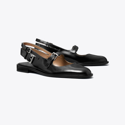 Tory Burch Multi-Buckle Mary Jane PERFECT BLACK