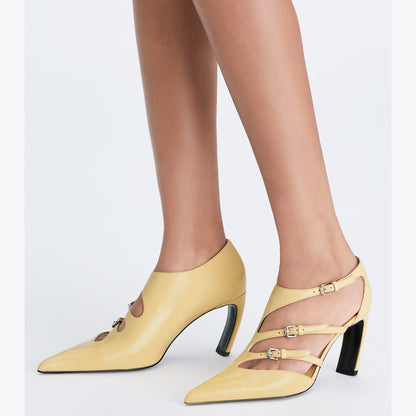 Tory Burch Multi-Buckle Pump SANDSCAPE
