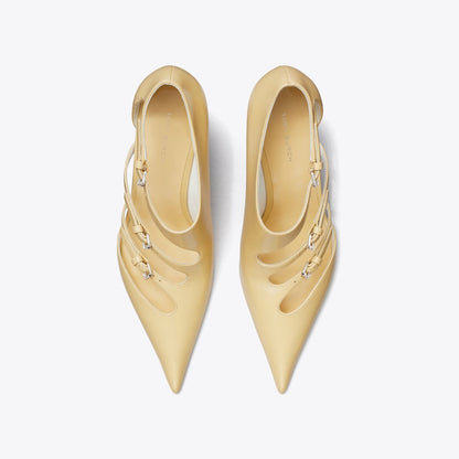 Tory Burch Multi-Buckle Pump SANDSCAPE