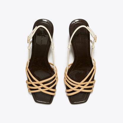 Tory Burch Multi-Strap Espadrille Wedge CANTUCCI / LIGHT CREAM