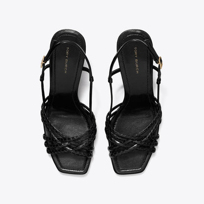 Tory Burch Multi-Strap Espadrille Wedge Sandal PERFECT BLACK / PERFECT BLACK / PERFEC