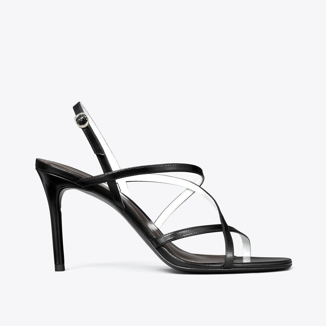Tory Burch Multi-Strap Heeled Sandal PERFECT BLACK