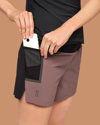 On Ultra Shorts Grape | Black (Women'S)