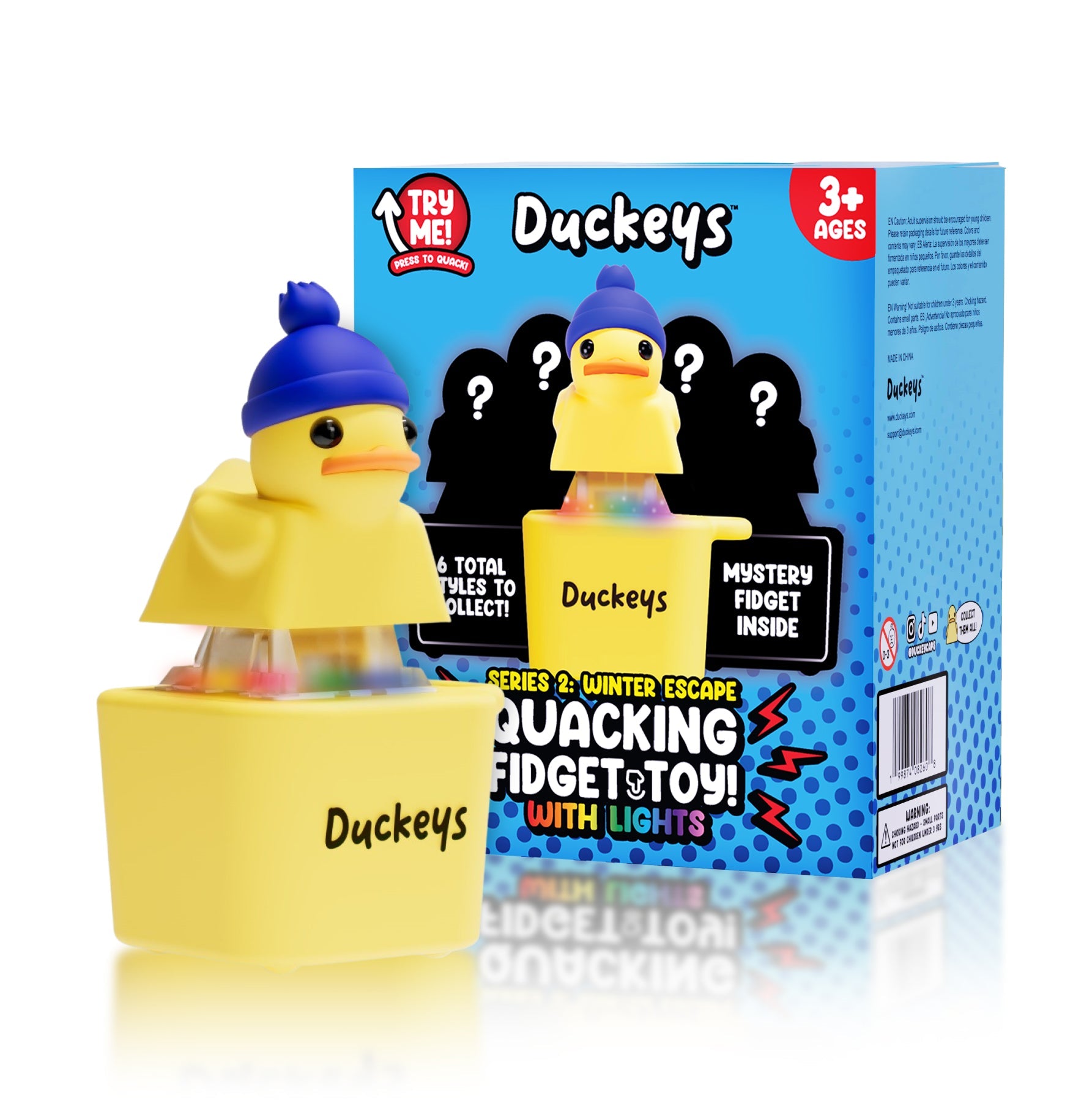 Duckeys Mystery Quackey Series 2 - Fidget Toy That Quacks
