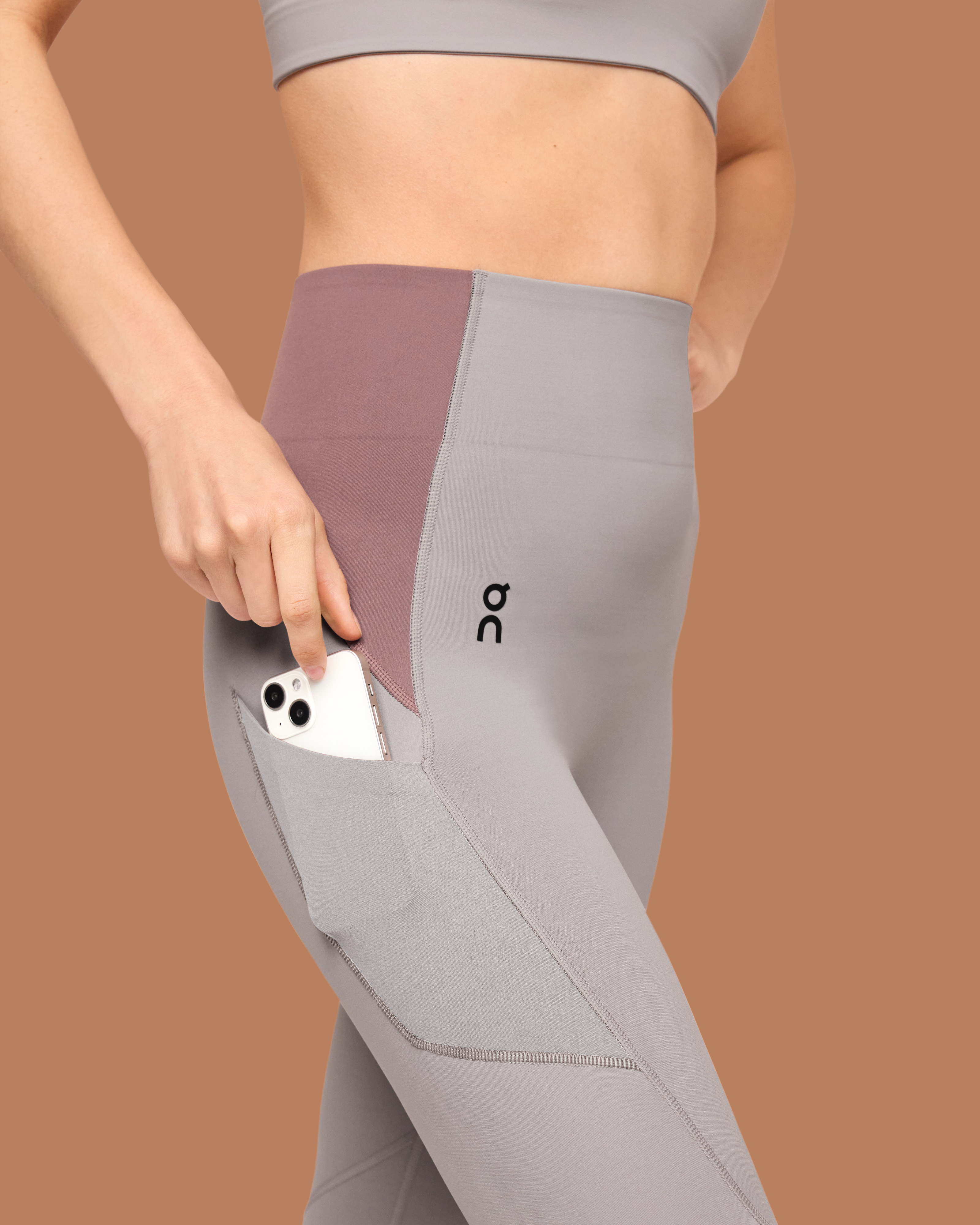 On Movement Tights Long Zinc | Grape (Women'S)
