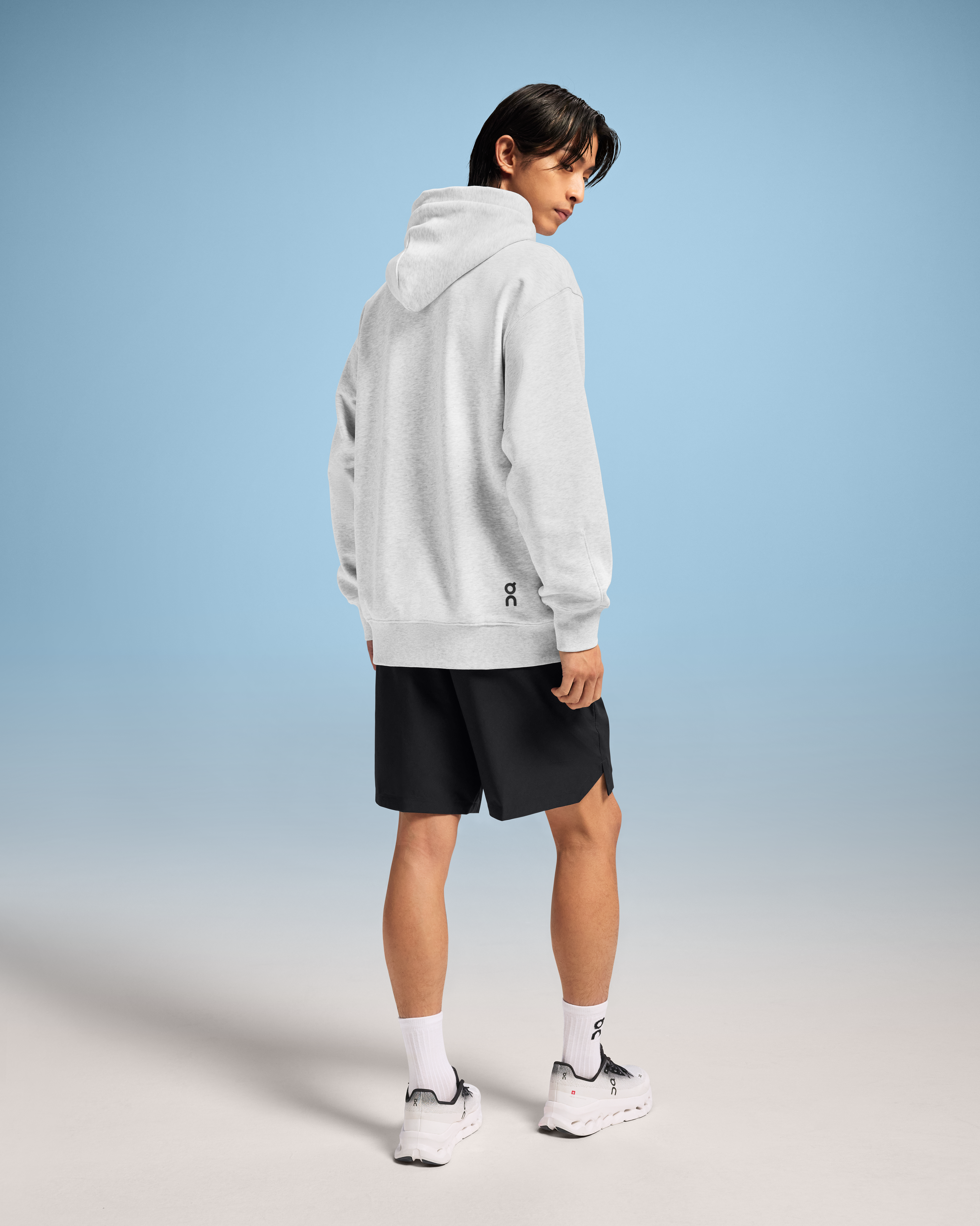 on focus shorts Black