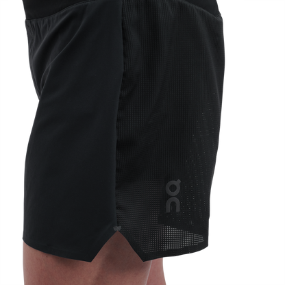 on 5" lightweight shorts Black