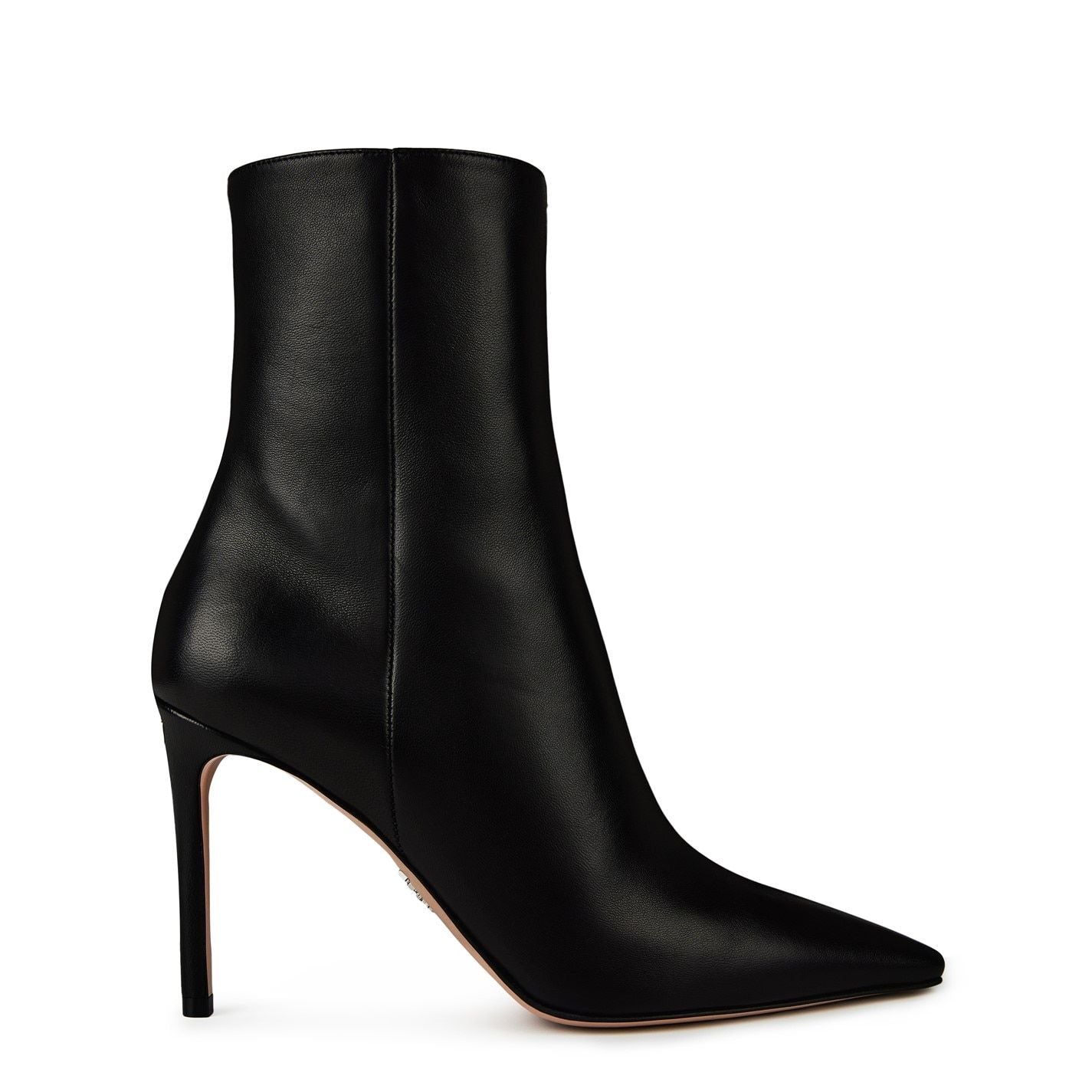  Nappa Leather Booties Black