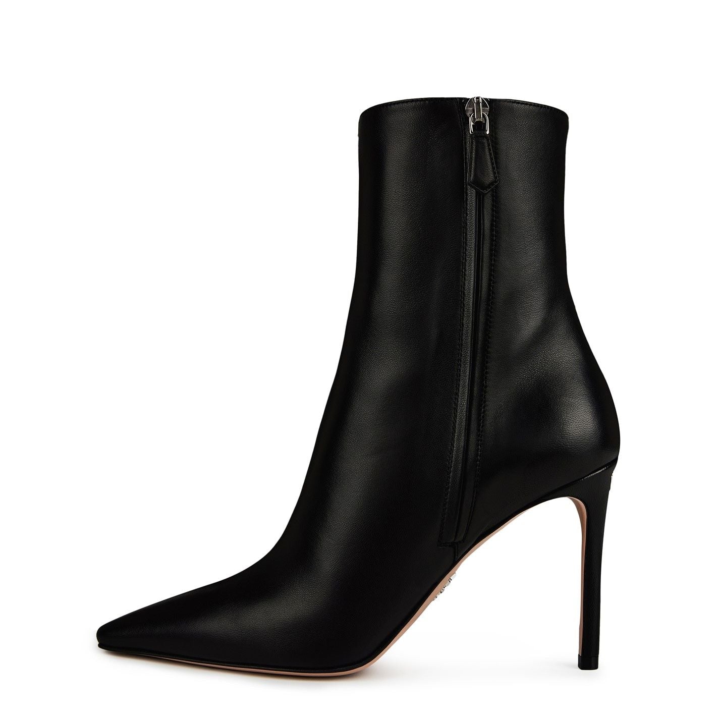  Nappa Leather Booties Black