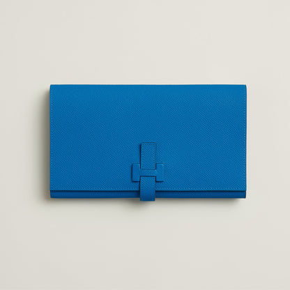  Hermes New H Passant Toutenmain Wallet Gold
