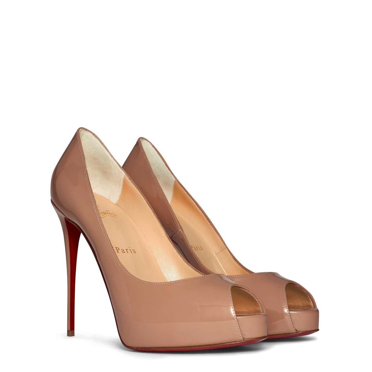  New Very Privé 120mm Open Toe Pumps Nude PK1A