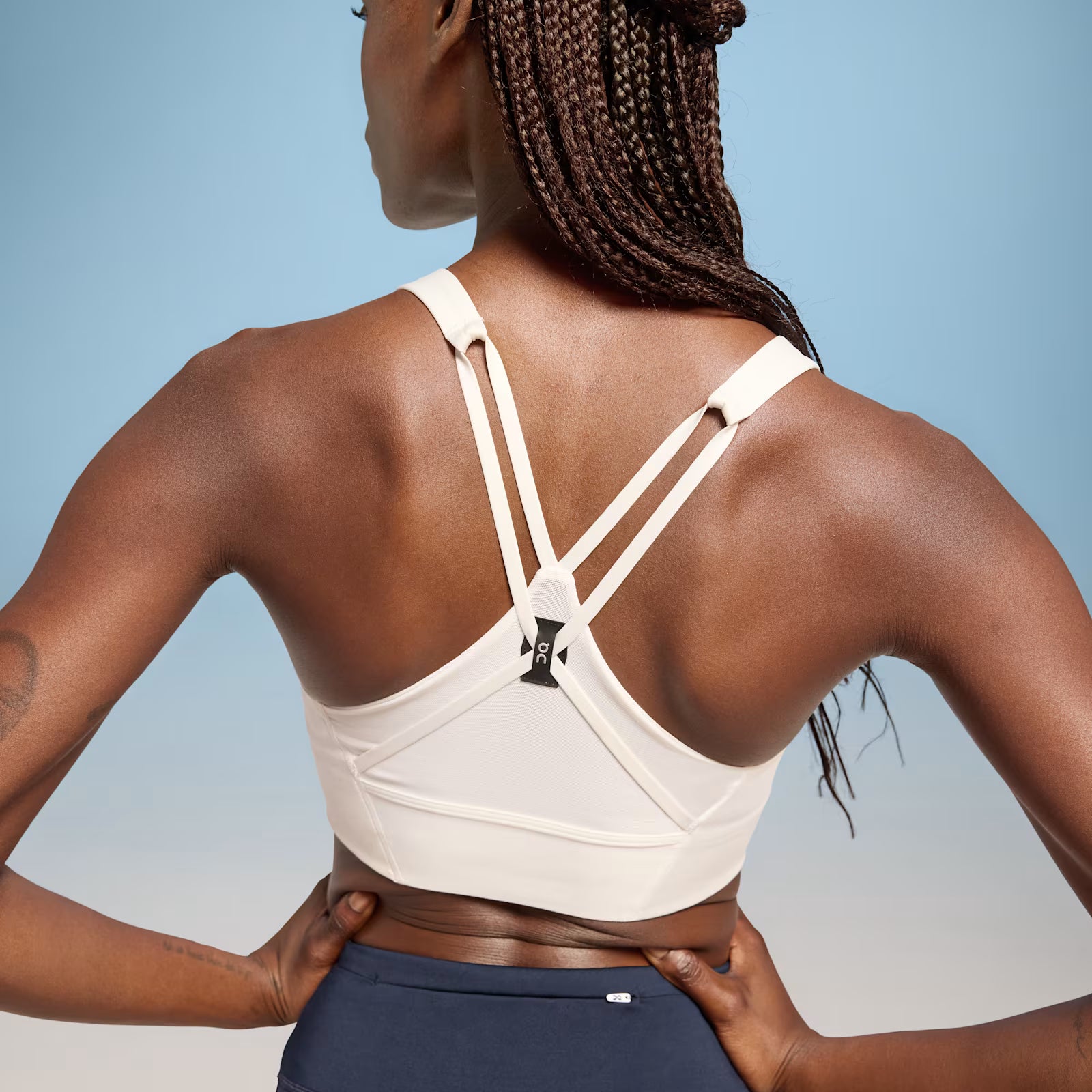 On Active Bra Longline Undyed-White (Women'S)