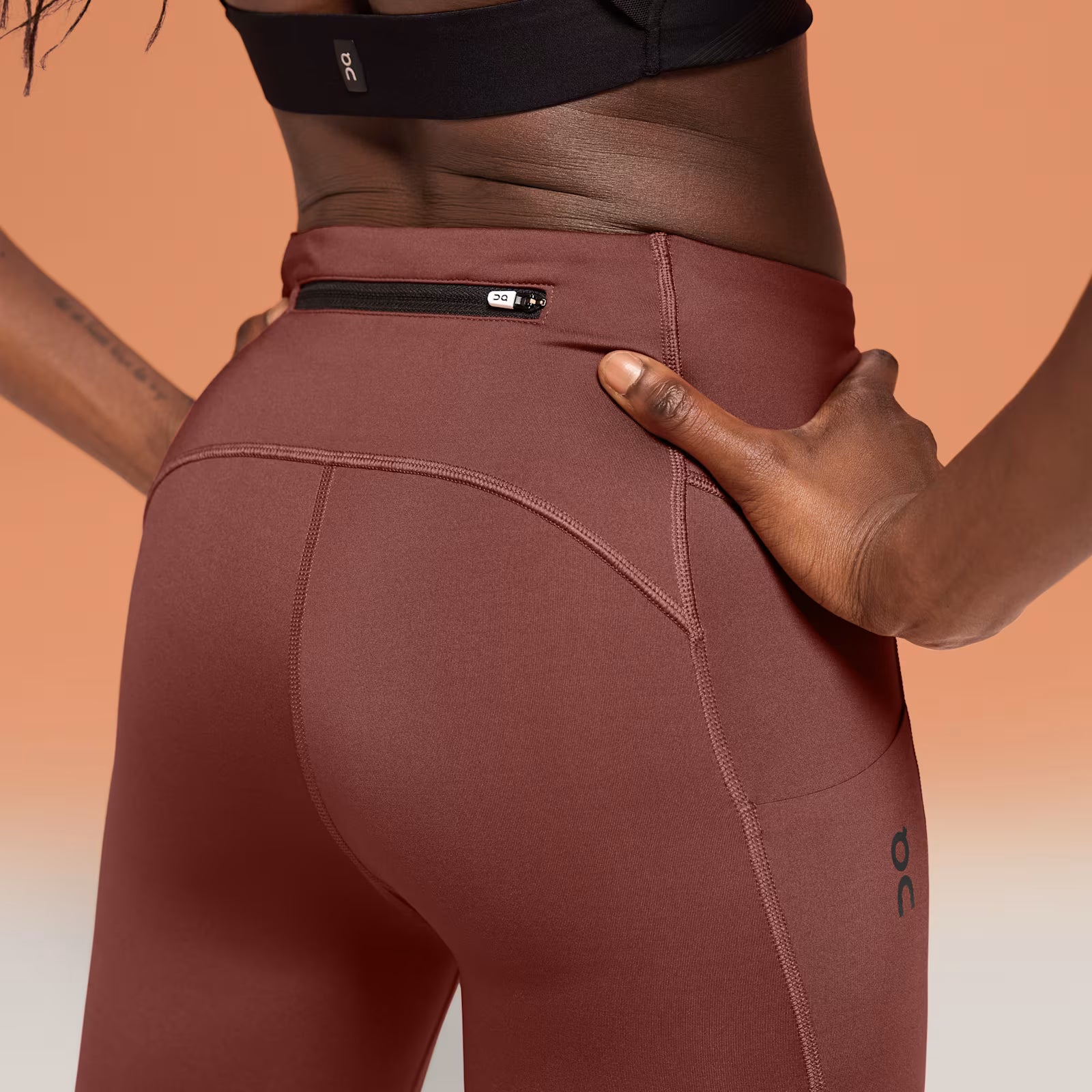 On Performance Tights 7/8 Ruby (Women'S)